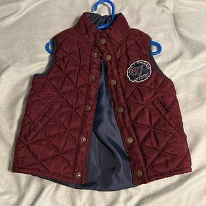 Size 4T Boys Lucky Brand quilted vest